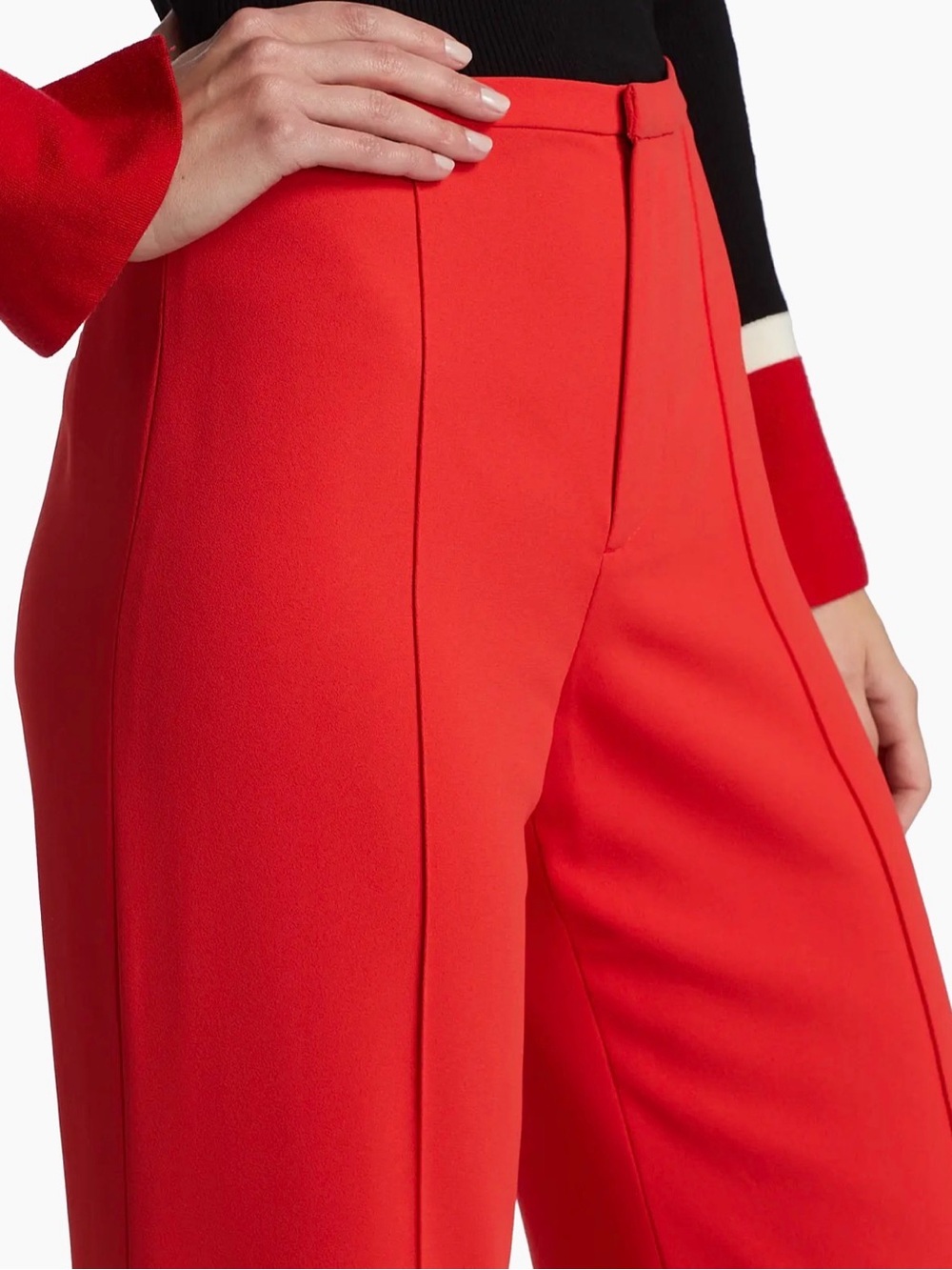 Alice + Olivia Dylan High-Waisted Wide-Leg Pants - Picture 6 of 16